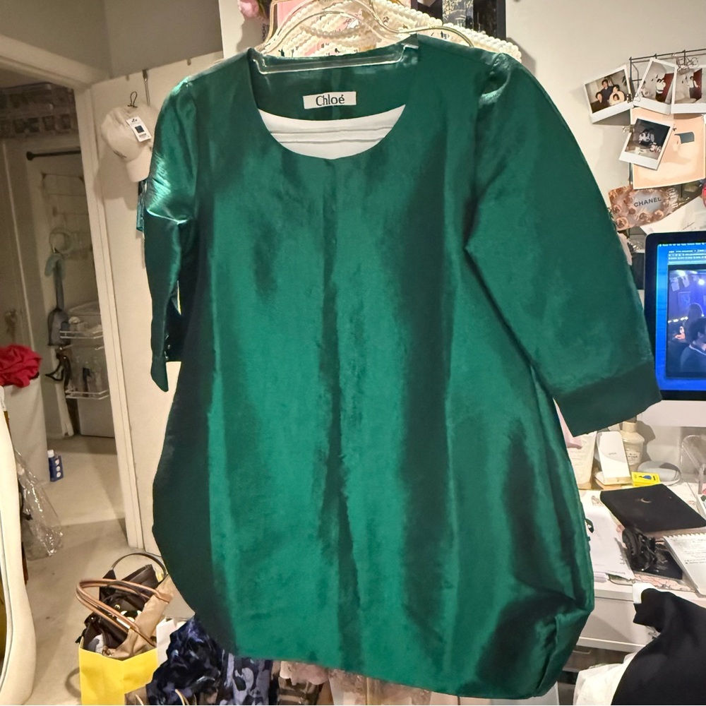 Chloe vintage Green Dress